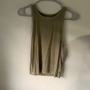Soft and sexy army green tank